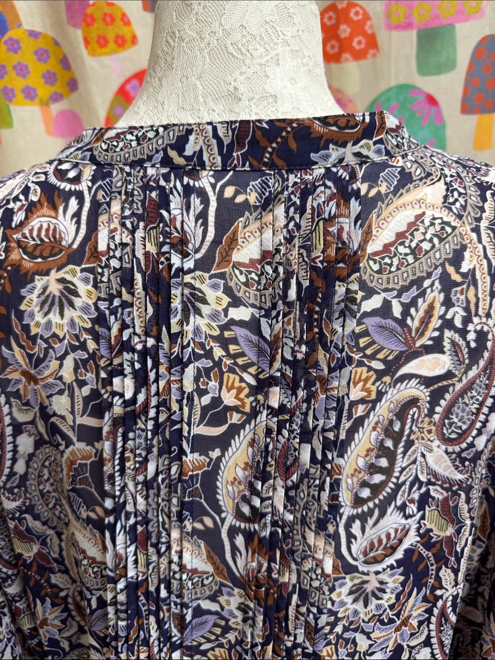 Style & Co. L/S Sheer Tunic. Large - Picture 6 of 12
